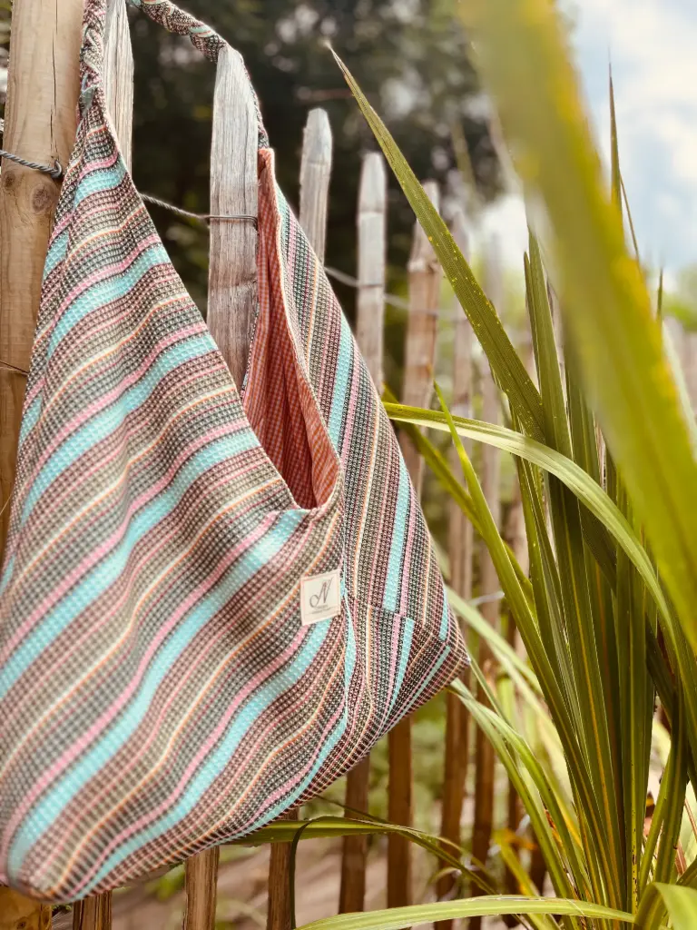 Collection Origami (tissus éponge et fouta) (Tissus Coton Rayé)